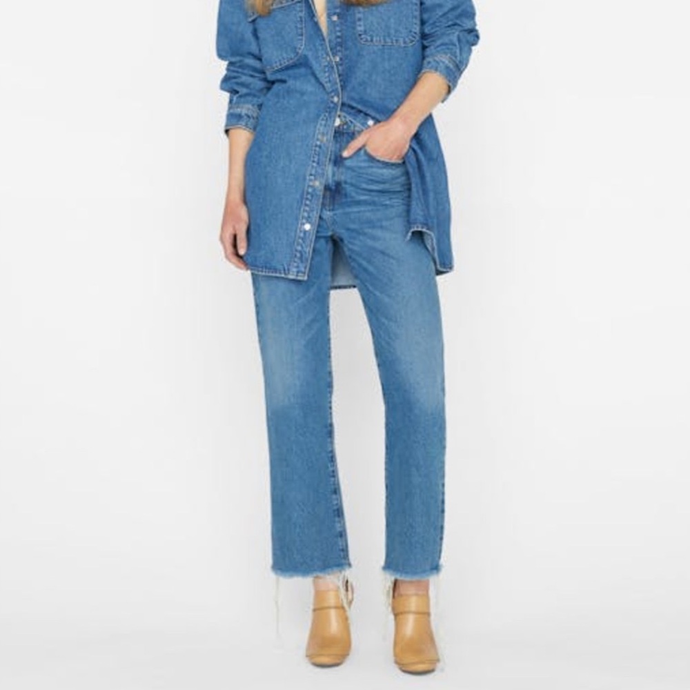 ❌SOLD❌Frame Denim Blue Le Jane Crop Jeans 27